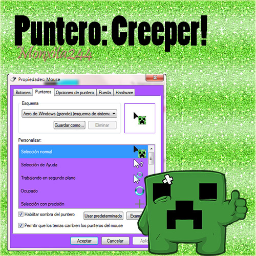 Cursor pink