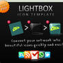 LIGHTBOX Icon Template