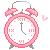 Pink Alarm Clock Avatar