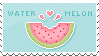 Watermelon Stamp by Kezzi-Rose