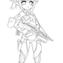 Lineart - Don't Mess With The Loli