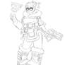Overwatch - Mei - Lineart