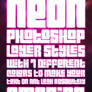 Free Neon Photoshop Styles