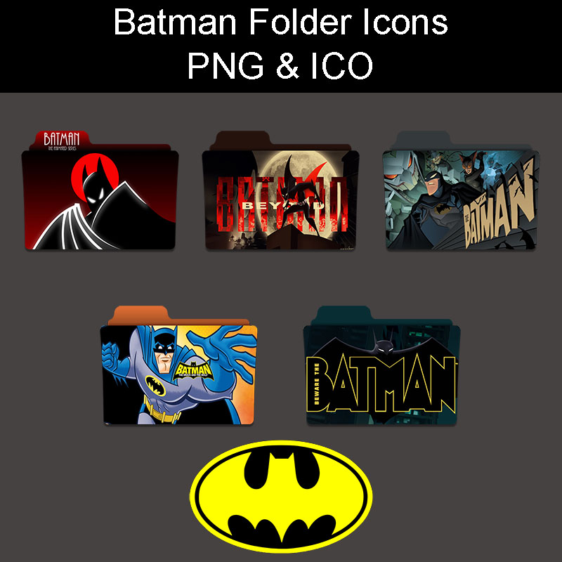 Batman Folder Icons by alexwarn3 on DeviantArt