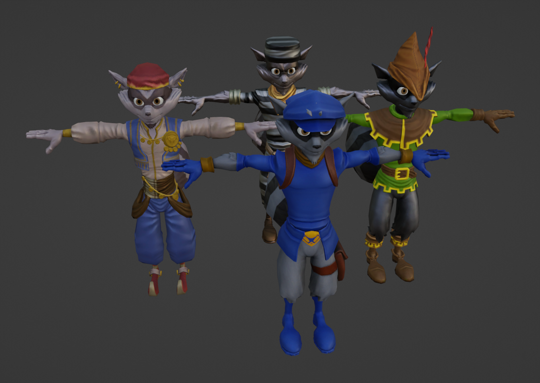[FBX] Sly Cooper DOWNLOAD by CrossFBX on DeviantArt