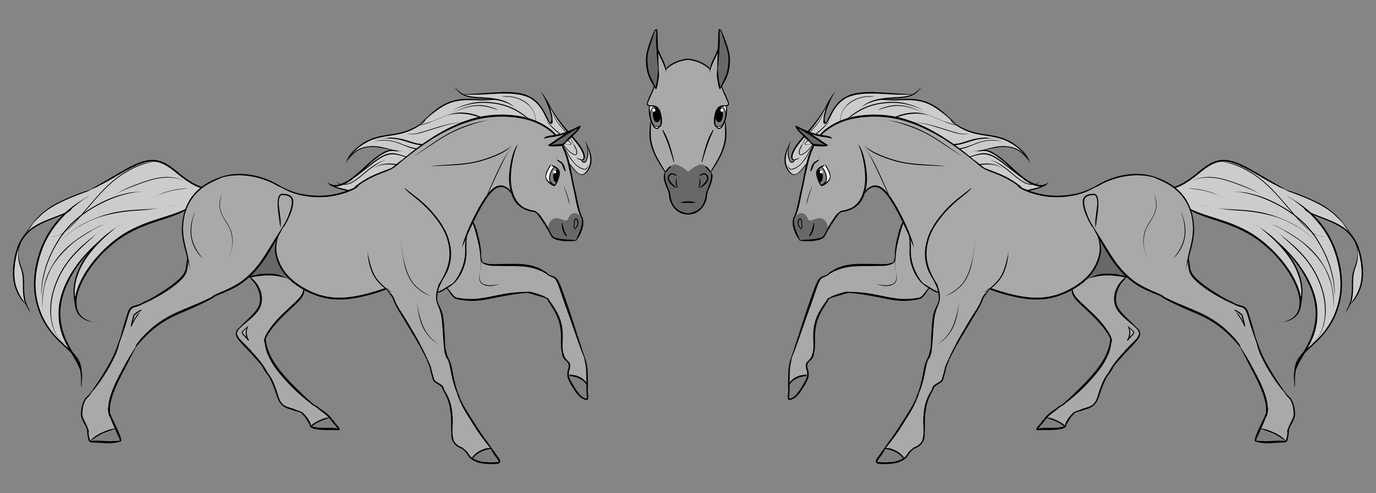 Horse Character Base P2U by HCWhitArt on DeviantArt