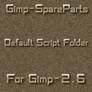Gimp2.6 default scripts folder