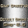 Gimp2.6 Default brush