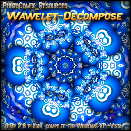 GIMP Wavelet- Decompose Win