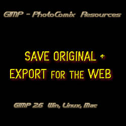 Gimp -SAVE +EXPORT