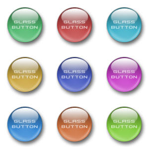 Cool Glass Buttons by Visor