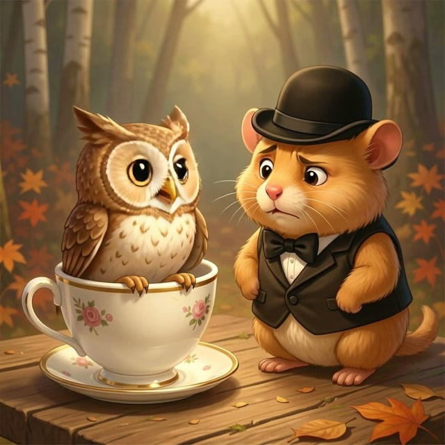 3 - Humphrey and the Teacup Owl - Autum by LtStephanie on DeviantArt