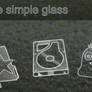 More 'simple glass' icon
