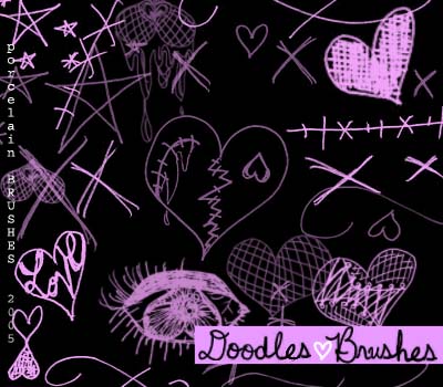 .:doodles:. by porcelainBRUSHES
