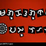 Baybayin Modern Tagalog Font - Cajon