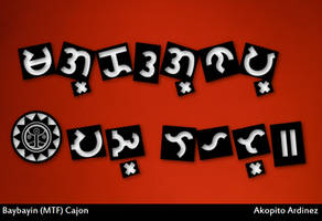 Baybayin Modern Tagalog Font - Cajon