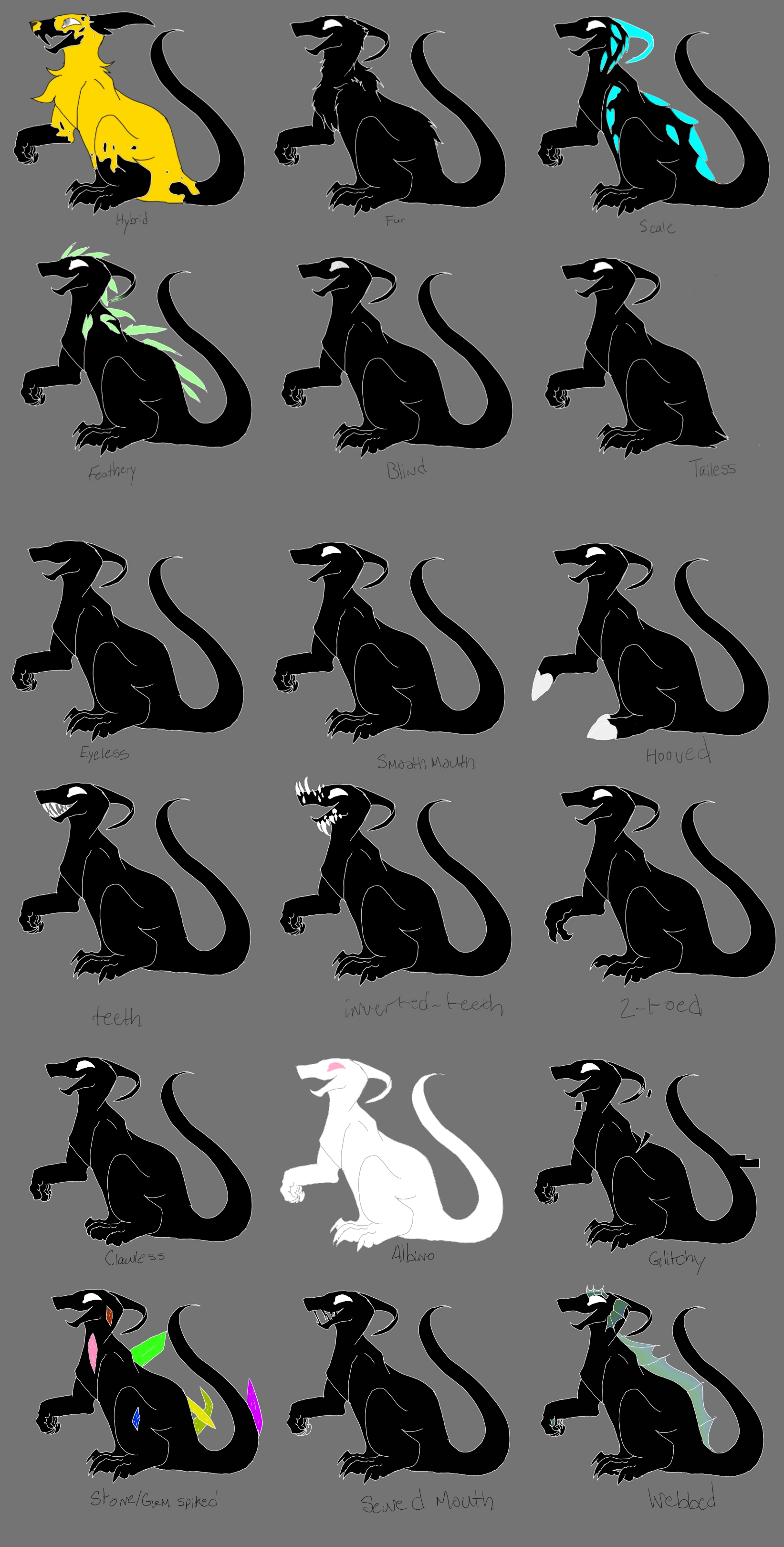 Shadow Mutations are here! by Frozenstar1249 on DeviantArt