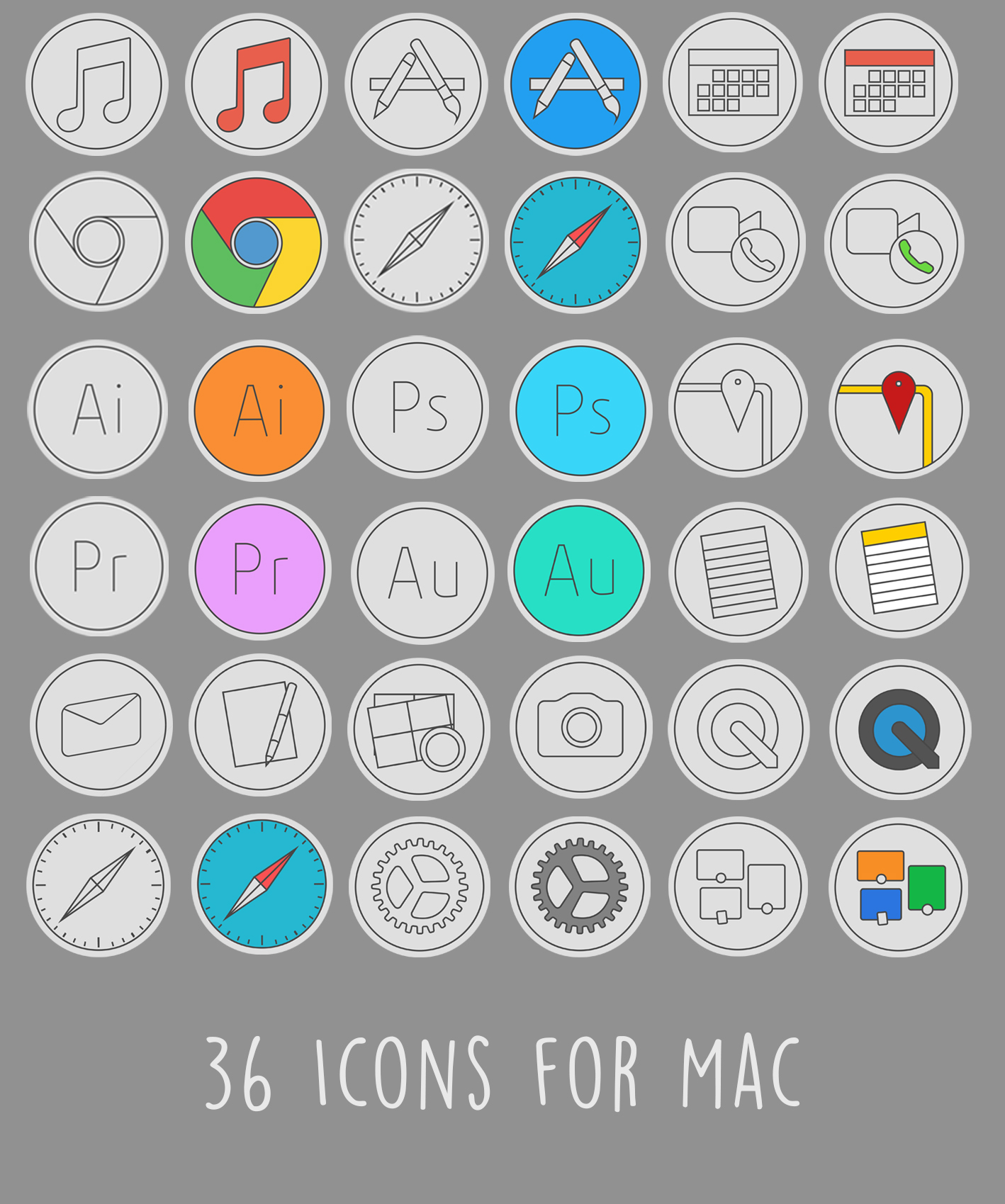 36 Icons for Mac