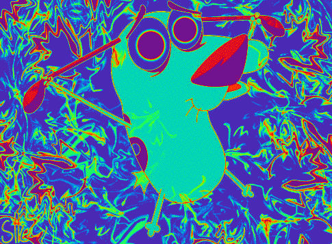 Courage The Psychedelic Dog Gif By Szophialeigh On Deviantart