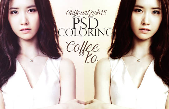 Psd coloring Coffee ko