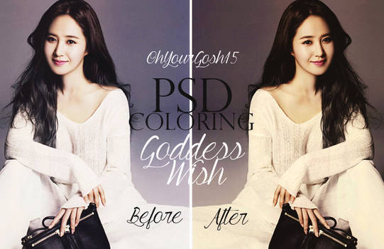 Psd coloring Goddess Wish