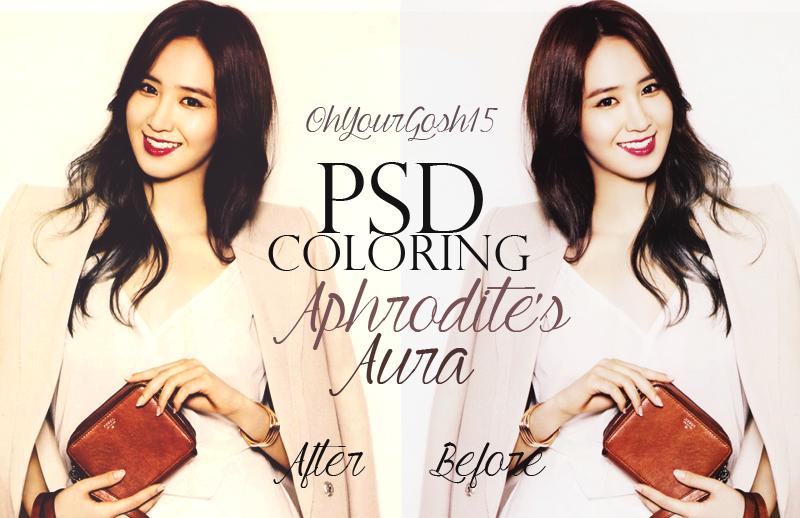 Psd coloring Aphrodite's Aura