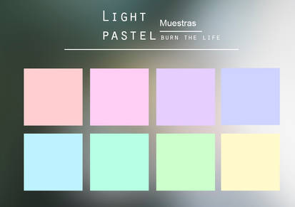 light pastel | muestras