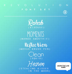 Revolution | FONT SET |