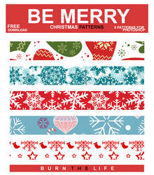 Be Merry XMAS Patterns