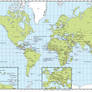 Mapa del mundo con nombres y capitales EPS