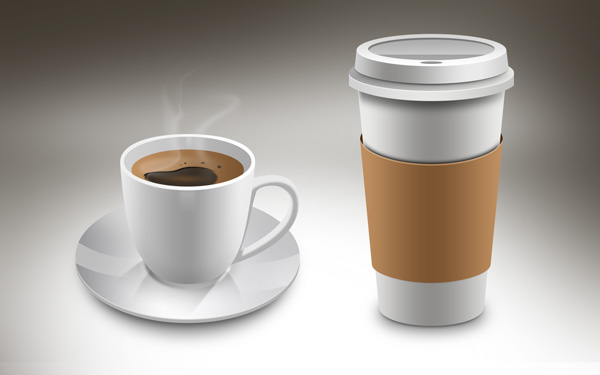 Taza de cafe y vaso de cafe desechable PSD by GianFerdinand on DeviantArt