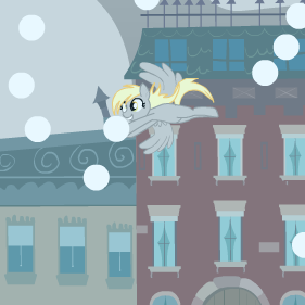 Derpy Snow Globe