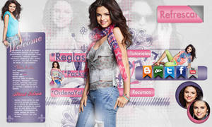 Layout Selena Gomez Design FREE!.