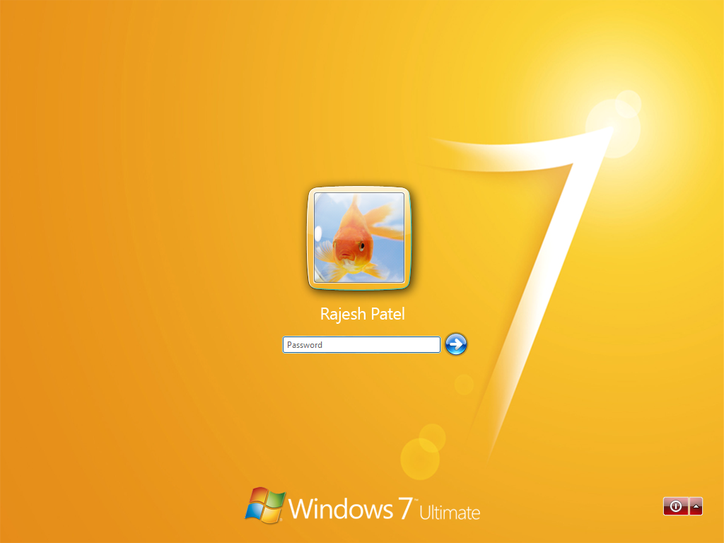 Win 7 Login for XP - Yellow