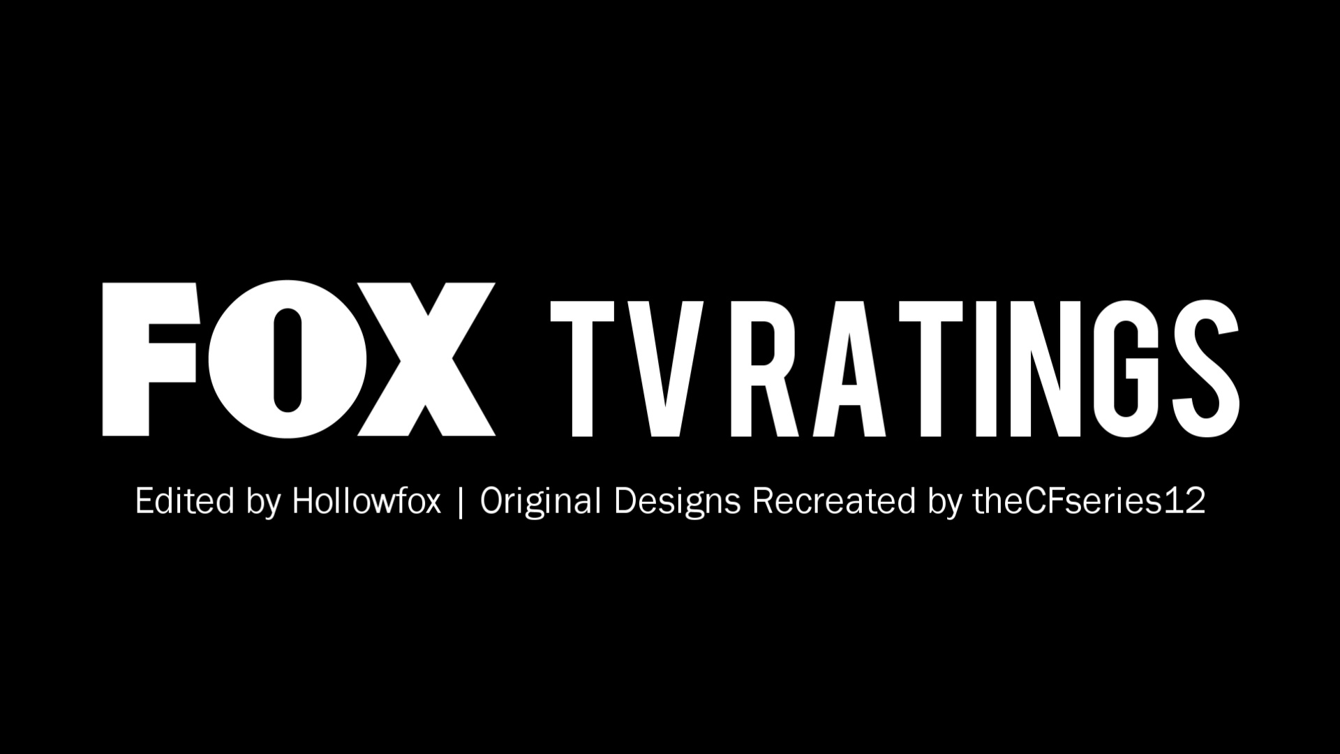 FOX 2019 Ratings by AaronMon97 on DeviantArt