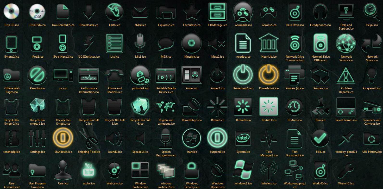 DeusNeo System Icons