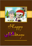 BitF Waluigi Interactive Holiday Card