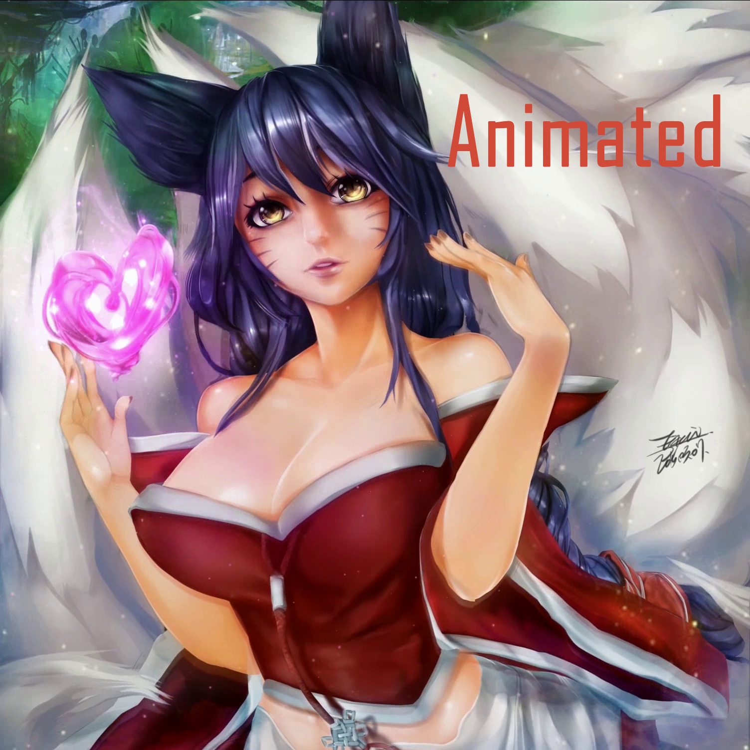 Ahri animated