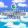 Realistic cloud brushes for Medibang