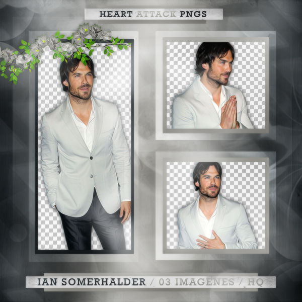 Pack png Ian Somerhalder 01 by lightsfadeout on DeviantArt