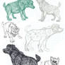 Some hyena doodles...