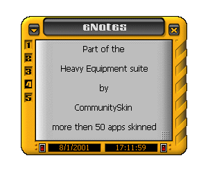 Heavy Equipment eNotes