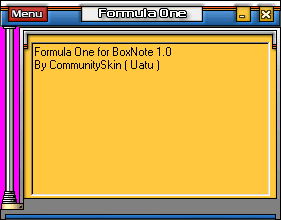 Formula One for BoxNote v1