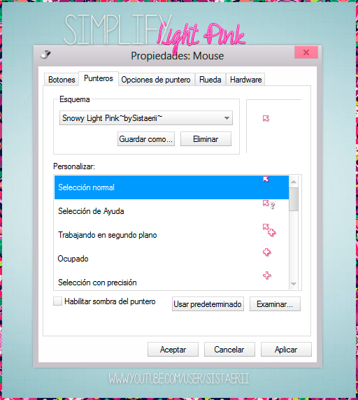 Cursor Simplify Pink Light by sistaerii on DeviantArt