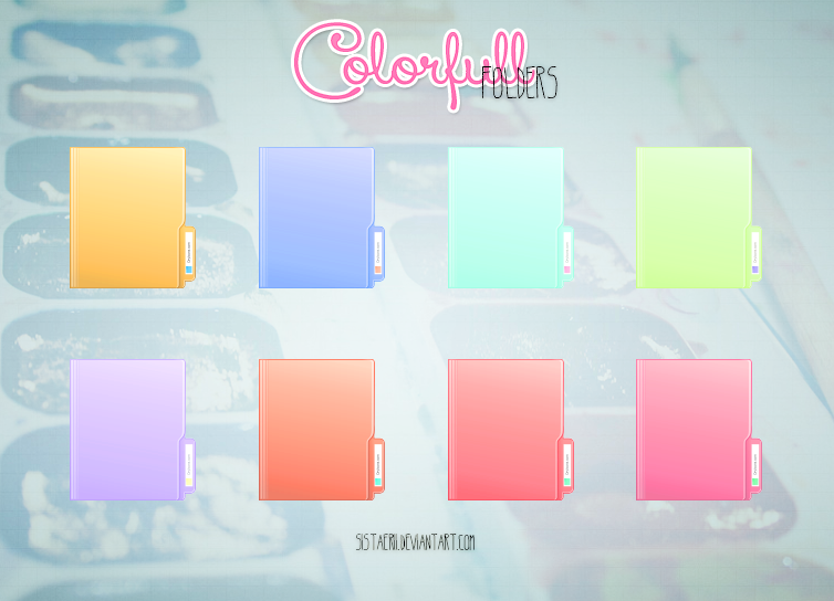 Colorfull Folders~bySistaerii