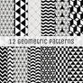 12 Free Geometric Seamless Backgrounds