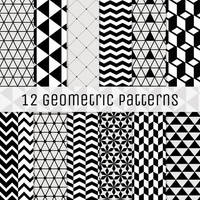 12 Free Geometric Seamless Backgrounds
