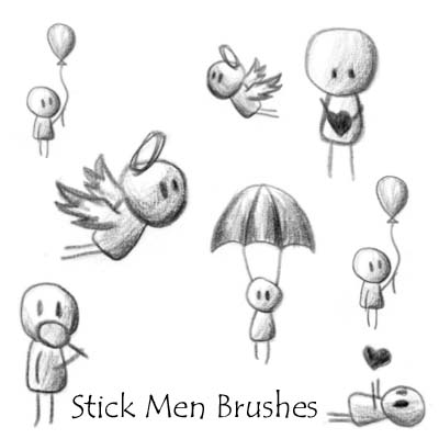 Stick Men Brushes