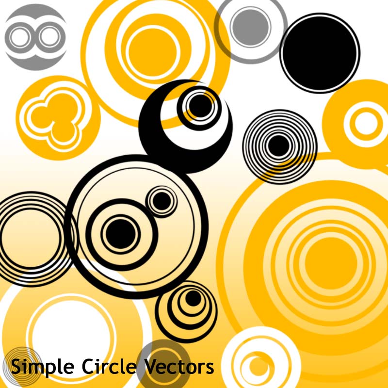 Simple Circles Vectors