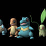 Pokemon Starters  for XNAlara